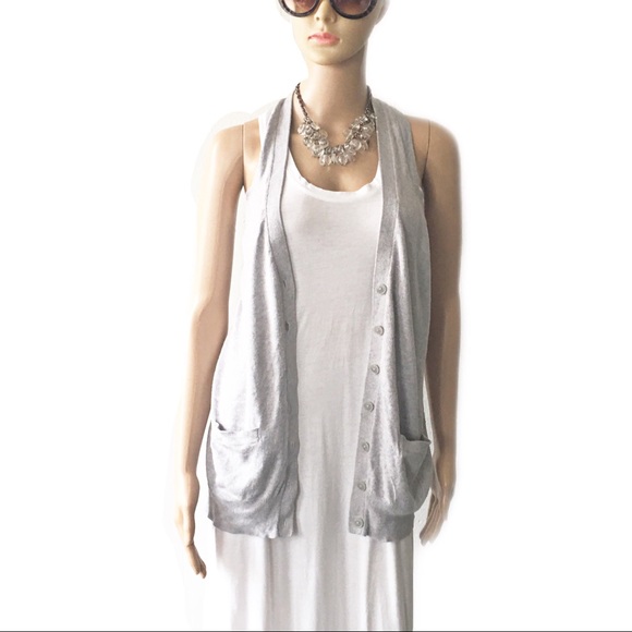 New York & Company Gray Cardigan Sweater Size S - Picture 2 of 8